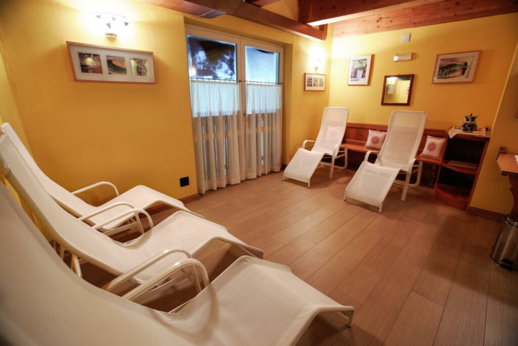 Zona relax dell'area wellness