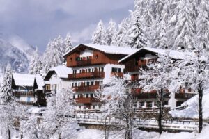 Hotel Des Alpes, Esterno innevato