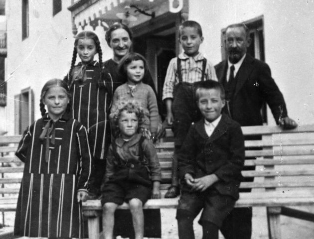 Foto storica della Famiglia Ghedina, la nostra storia